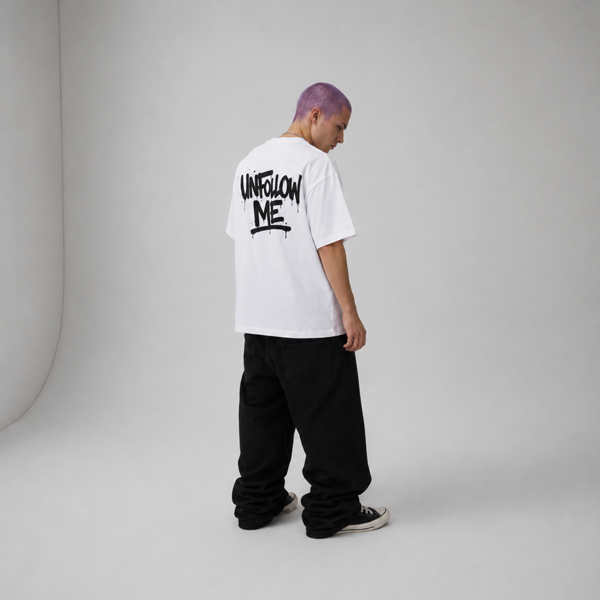 Unfollow me - Oversized Tee